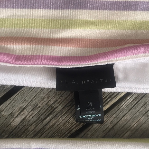 LA Hearts: Pastel High Waisted Bikini - Picture 6 of 10